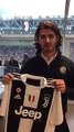 Giovinazzi tifoso speciale all'Allianz Stadium in occasione di Juventus-Milan
