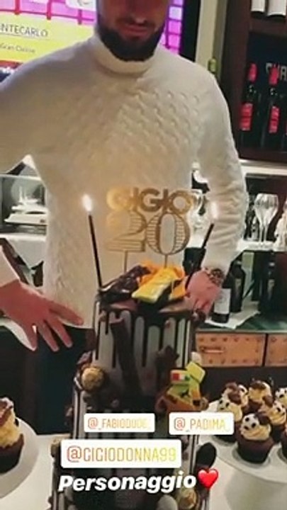 Donnarumma festeggia il suo compleanno insieme ai suoi amici