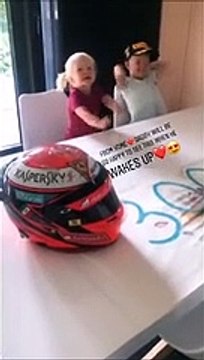 Formula 1 - Quanta dolcezza in casa Raikkonen: il dolce video di Robin e Rianna per i 300 Gp di papÃ Kimi