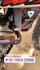 Intensa giornata di allenamento per Petrucci: il caldo rovina manubrio e... mani del ternano