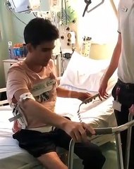 Formula 2 - Juan Manuel Correa per la prima volta in piedi dopo l'incidente di Spa