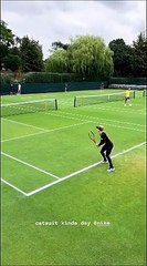 Tennis - L'allenamento di Genie Bouchard in vista di Wimbledon Ã¨ sexy