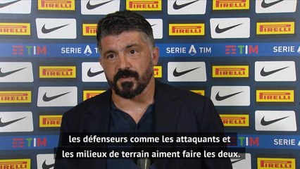 37e j. - Gattuso : "Mes attaquants jouent comme les défenseurs, je n'aime pas ça"