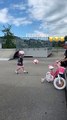 F1 - Raikkonen gioca a calcio con la figlia: la pallonata arriva nelle parti basse!