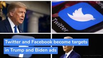 Twitter and Facebook become targets in Trump and Biden ads, and other top stories from July 29, 2020.