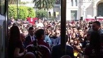 Reggina: ecco l'inaugurazione dello Store, grande entusiasmo a Piazza Duomo