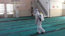 Kartal’da bayram öncesi ibadethaneler dezenfekte edildi