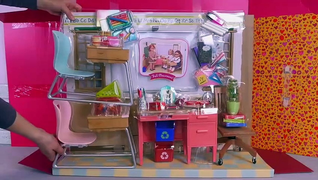 Baby Doll School Classroom by Our Generation Doll Toys video Dailymotion