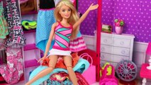 Barbie GIrl Play Baby Doll House Cleaning Toys!