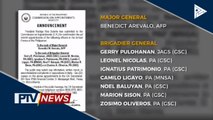 Pangalan ng ilang opisyal ng AFP, isinumite na ni Pangulong #Duterte sa Commission on Appointments para sa ad interim appointments