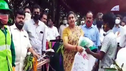 Nagari YSRCP MLA RK Roja Distributes Tricycles in Constituency | E3 Talkies