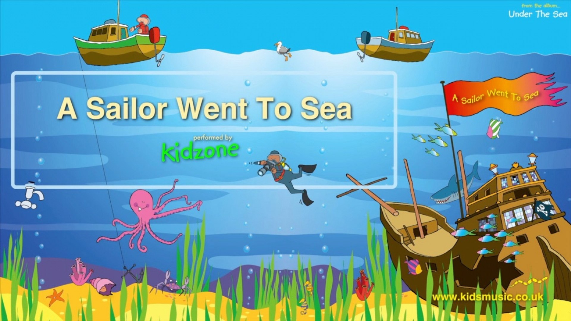 A Sailor went to Sea. Under the Sea Song. Under the Waves игра. Background the bottom of the Sea.