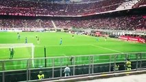 Milan-Napoli, lo spettacolo LIVE