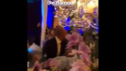Alessia Marcuzzi al matrimonio di Simone Inzaghi e Gaia Lucariello