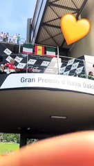 MotoGp - Rossi e Dovizioso arrivano sul podio del Mugello abbracciati