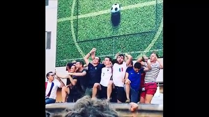 Tifosi francesi da scandalo a Roma: vandalizzata la fontana di Campo de' Fiori dopo la vittoria ai Mondiali di Russia 2018