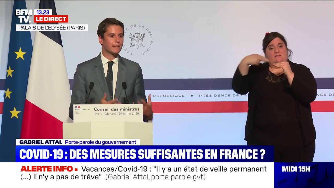 Coronavirus: Gabriel Attal annonce "14 nouveaux clusters" identifiés ce mardi, "ce qui porte à 142 le nombre de foyers en France"