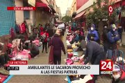 La Victoria: comercio ambulatorio se apoderó de las calles en Fiestas Patrias