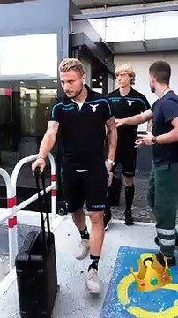 Lazio, la squadra in partenza per Torino