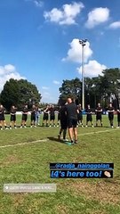 Nainggolan, l'applauso alla Pinetina