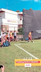 Real Madrid-Roma, la squadra giallorossa si prepara cosÃ¬