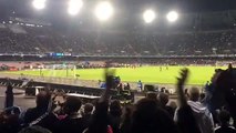 Napoli-Psg, il coro della curva Ã¨ pazzesco