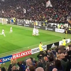 Gol Dybala, la pazza esultanza della Juventus