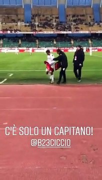 Bari-Palmese, standing ovation per Brienza