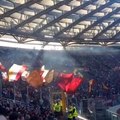 Roma-Sampdoria, la Curva giallorossa regala spettacolo