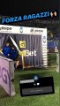 Atalanta-Lazio, l'ingresso in campo