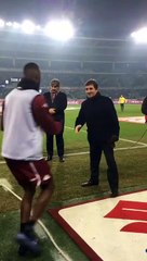 Torino-Inter, Cairo a bordo campo