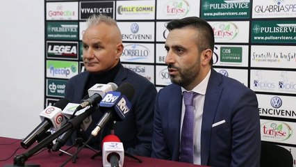 Reggina, presentato mister Drago. Iriti: "puntiamo alla Serie B"