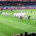 Genoa-Inter, l'ingresso in campo delle squadre