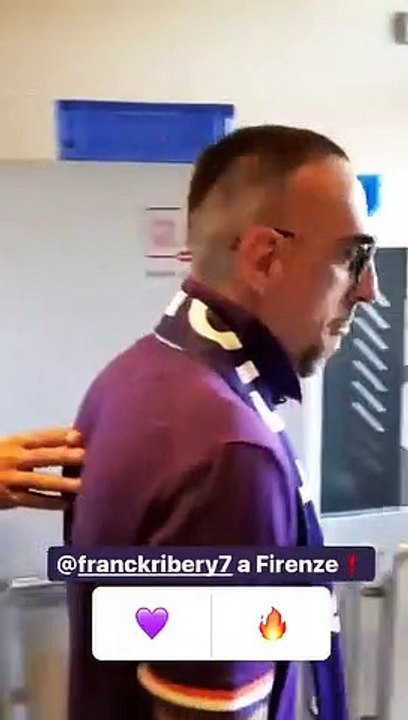 Fiorentina, Ribery arriva in cittÃ : delirio dei tifosi