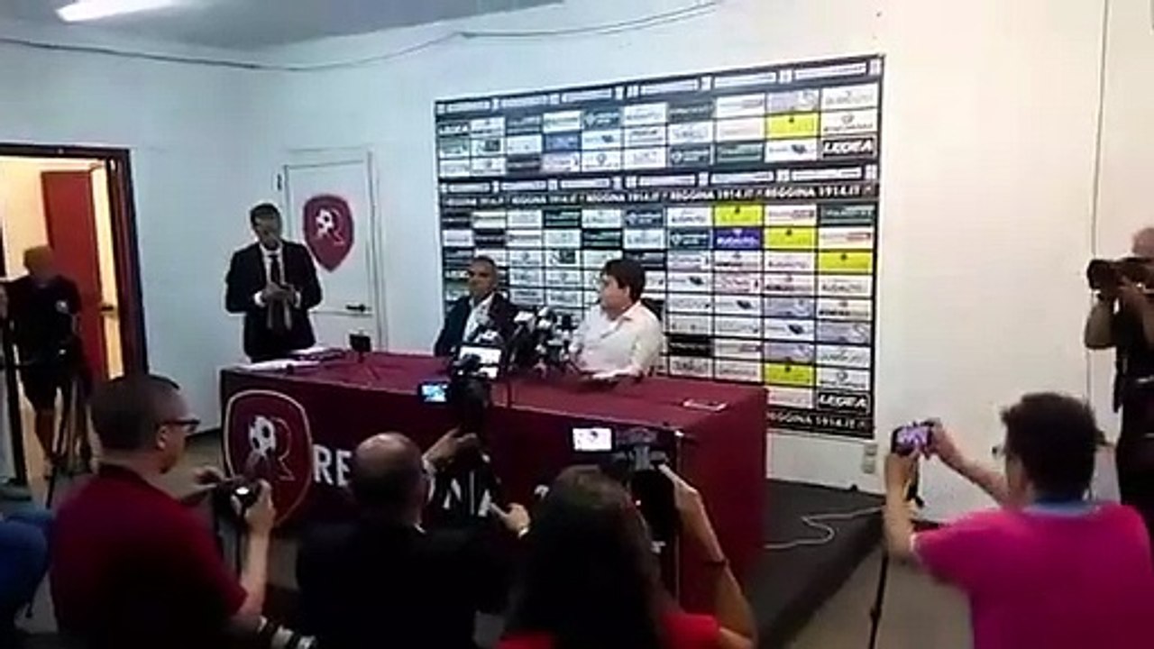 Reggina, l'intervento di Luca Gallo in conferenza stampa