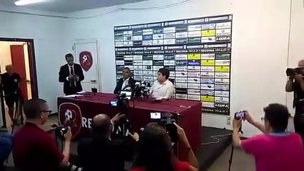 Reggina, l'intervento di Luca Gallo in conferenza stampa