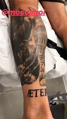 Tatuaggio Moscardelli, l'omaggio a De Rossi Ã¨ clamoroso