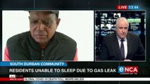 Durban South residents unable to sleep due to gas leak