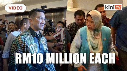 Télécharger la video: PKR demands RM10m each from Azmin, Zuraida, Saifuddin