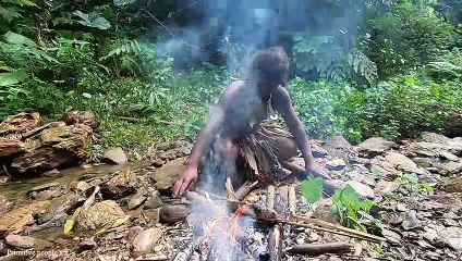 Primitive life - kind aboriginal guy and lucky girl - ep3