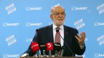 Saadet Partisi Genel Başkanı Karamollaoğlu gündemi değerlendirdi- ANKARA