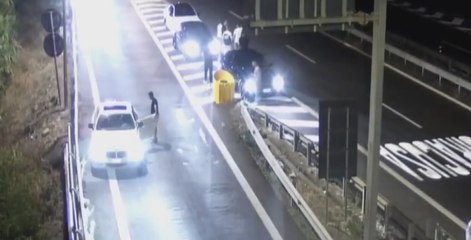 Corsa clandestina sull'autostrada A19 Catania-Palermo (29.07.20)
