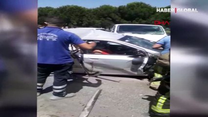 Bursa'da zincirleme kaza! 1 ölü, 4 yaralı