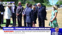 Gérald Darmanin est arrivé à Douaumont dans la Meuse pour rendre hommage aux combattants musulmans