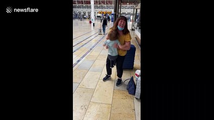 UK grandma sees her grandson for first time in five months after lockdown