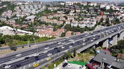 İstanbul trafiğinde bayram yoğunluğu
