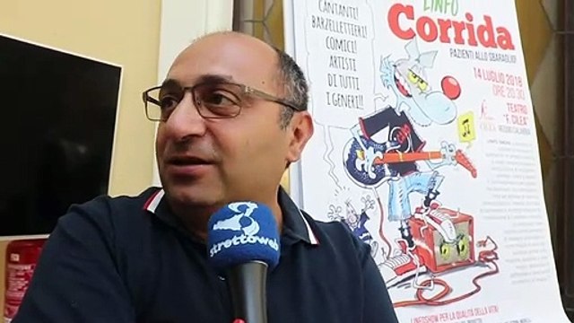 Reggio Calabria: presentata Linfo Corrida - pazienti allo sbaraglio , intervista al direttore artistico Carmelo Lo Re