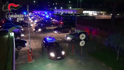Le immagini dell'Operazione Gramigna dei Carabinieri al clan Casamonica