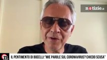 Coronavirus, Andrea Bocelli: “Chiedo scusa se ho offeso o ferito qualcuno”