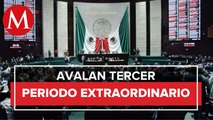 Aprueban tercer periodo extraordinario en San Lázaro